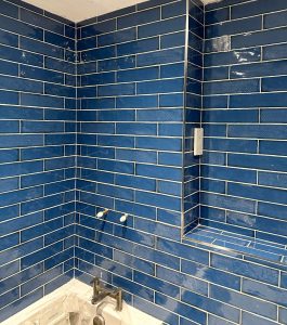 Navy bathroom insurance repairs and renovation